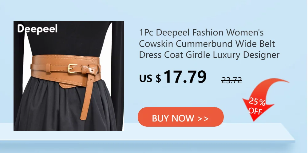 1Pc 4*68cm Women Elastic Double Buckle Belts Cummerbunds Chain Ladies Waistband with Dress Fashion Decoration Punk Belt Corset