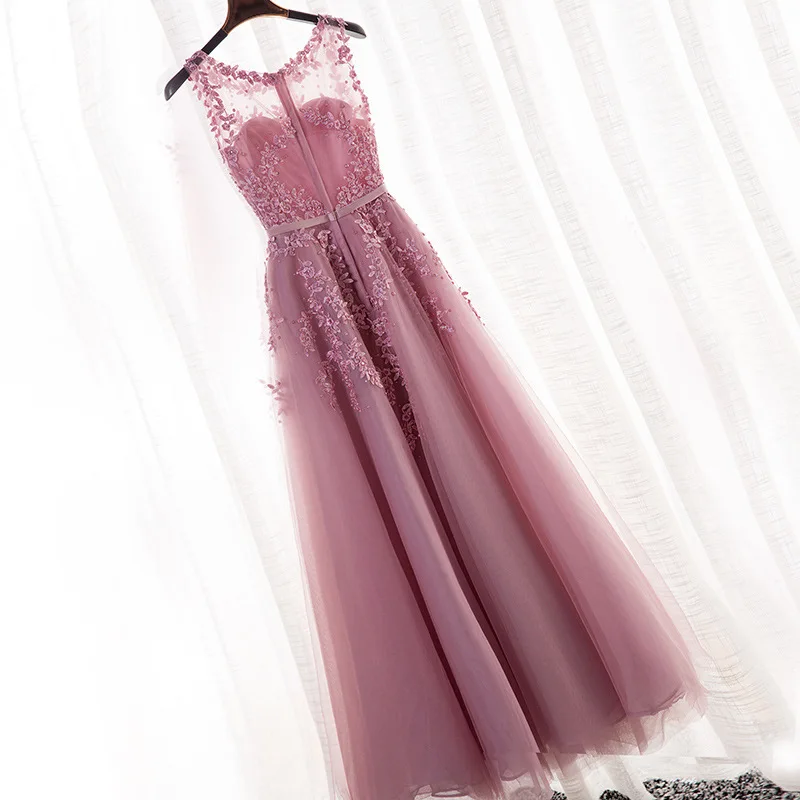SWS-A-509#Evening Dresses Long Lace Party Prom Graduation Homecoming Valentine's Day Dress Pearl Wholesale Free Customized Girs