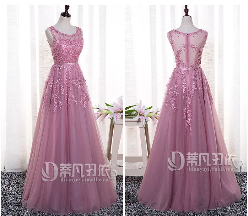 SWS-A-509#Evening Dresses Long Lace Party Prom Graduation Homecoming Valentine's Day Dress Pearl Wholesale Free Customized Girs