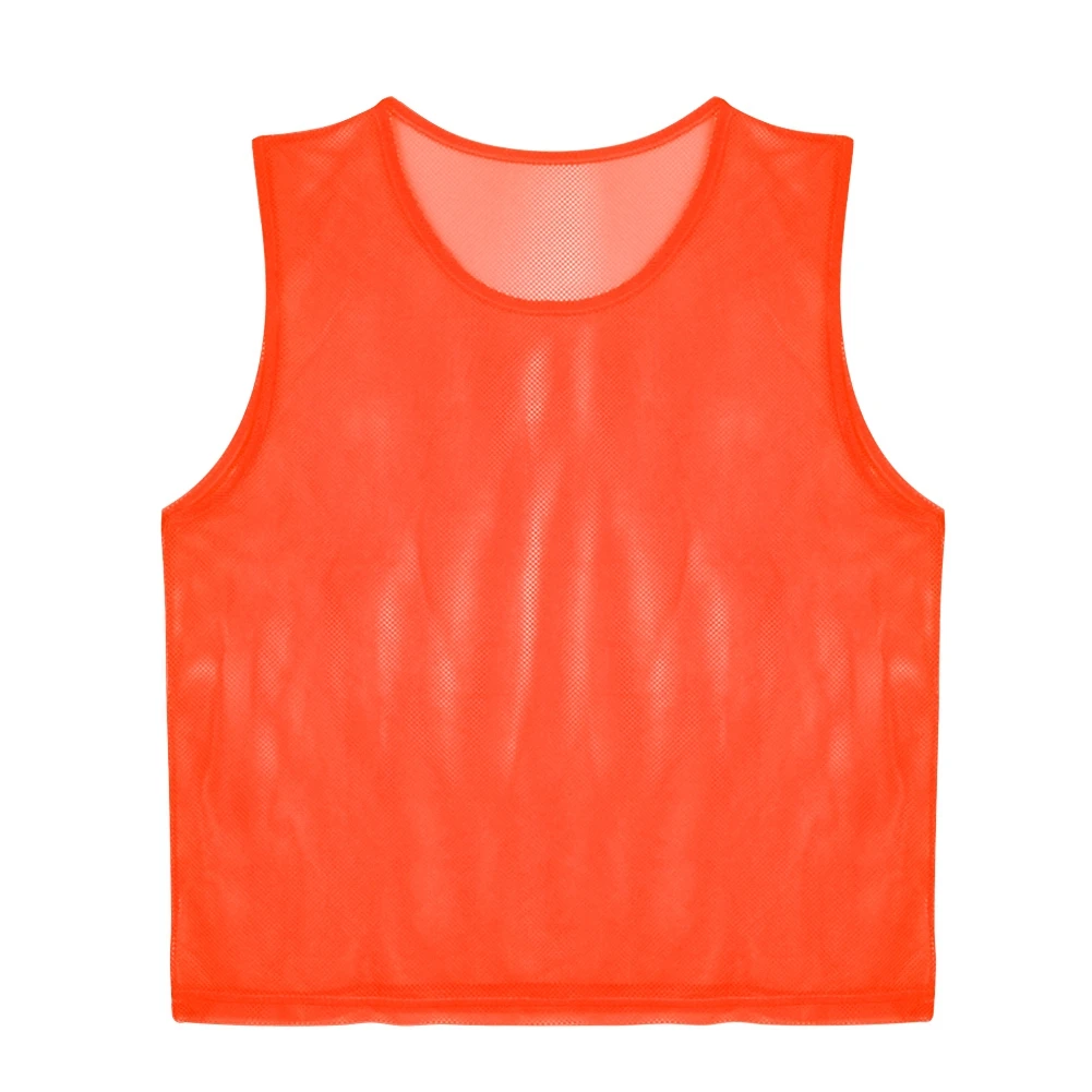 6/12 PCS Adults Children Soccer Training Vest Football Shirts Jerseys Scrimmage Practice Sports Vest Breathable Team Training