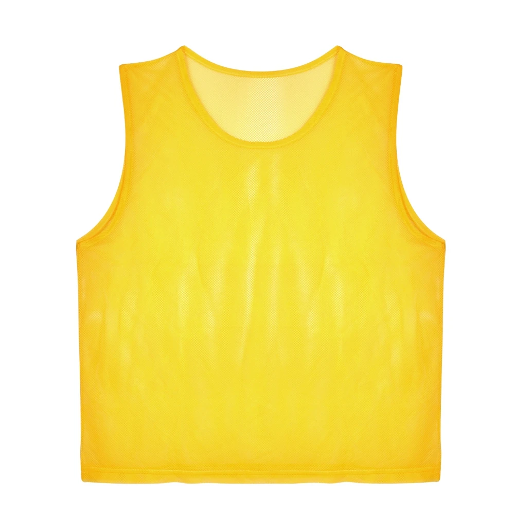 6/12 PCS Adults Children Soccer Training Vest Football Shirts Jerseys Scrimmage Practice Sports Vest Breathable Team Training