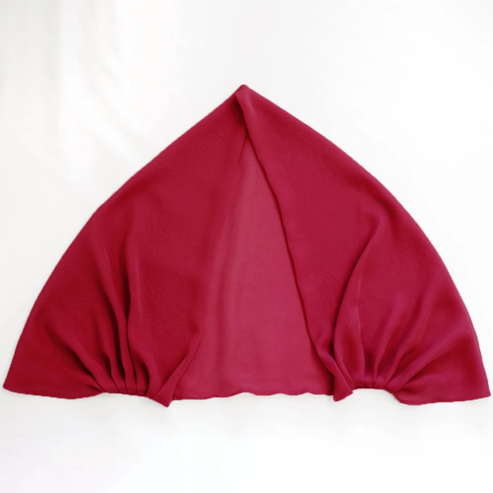 Women Chiffon Bolero Prom Party Soft Illusion Shrug Elegant Simple Short Casual Cape Lady Shawl for Evening Dress Pink