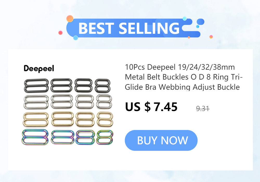 10Pcs Deepeel 10-38mm Metal O Ring Buckle Round Openable Spring Clasp Carabiner Snap Keychain Hooks DIY Clothes Bags Accessories