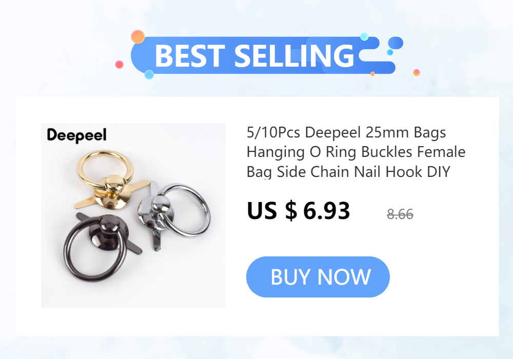 10Pcs Deepeel 10-38mm Metal O Ring Buckle Round Openable Spring Clasp Carabiner Snap Keychain Hooks DIY Clothes Bags Accessories