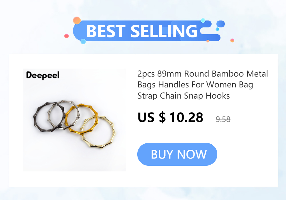 10Pcs Deepeel 10-38mm Metal O Ring Buckle Round Openable Spring Clasp Carabiner Snap Keychain Hooks DIY Clothes Bags Accessories