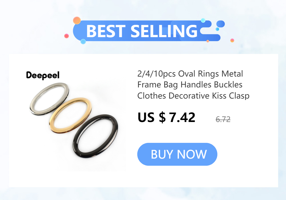 10Pcs Deepeel 10-38mm Metal O Ring Buckle Round Openable Spring Clasp Carabiner Snap Keychain Hooks DIY Clothes Bags Accessories