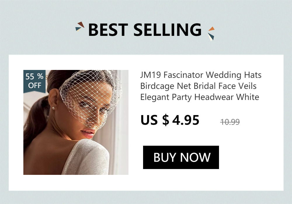 JM10 Fashion Ladies Fascinator Bridal Hats Birdcage Face Veils Bride Headwear Wedding Church Cocktail Party Headpiece