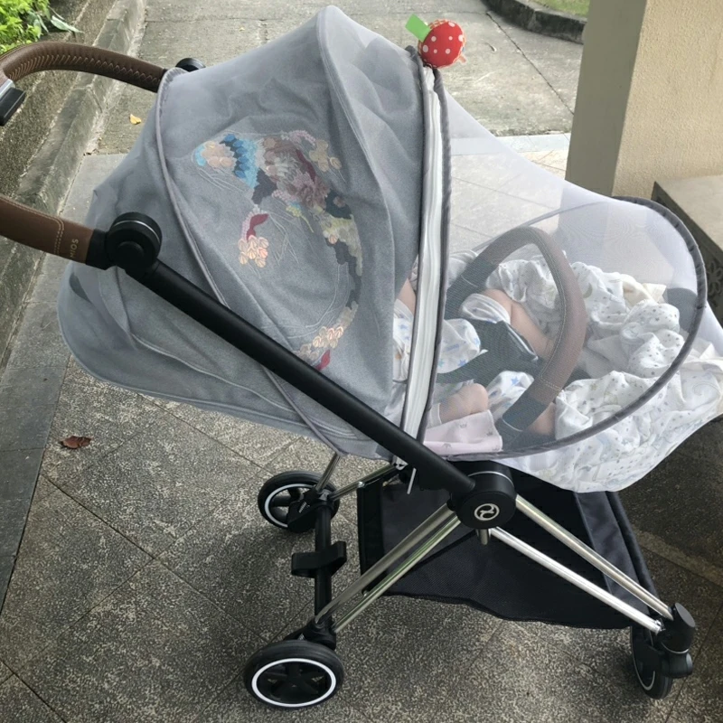 Buggy Mosquito Net For Cybex Mios Eezy Priam Balios Gazelle S Melio Coya Butterfly Insert Net Baby Stroller Crib Bed Accessories