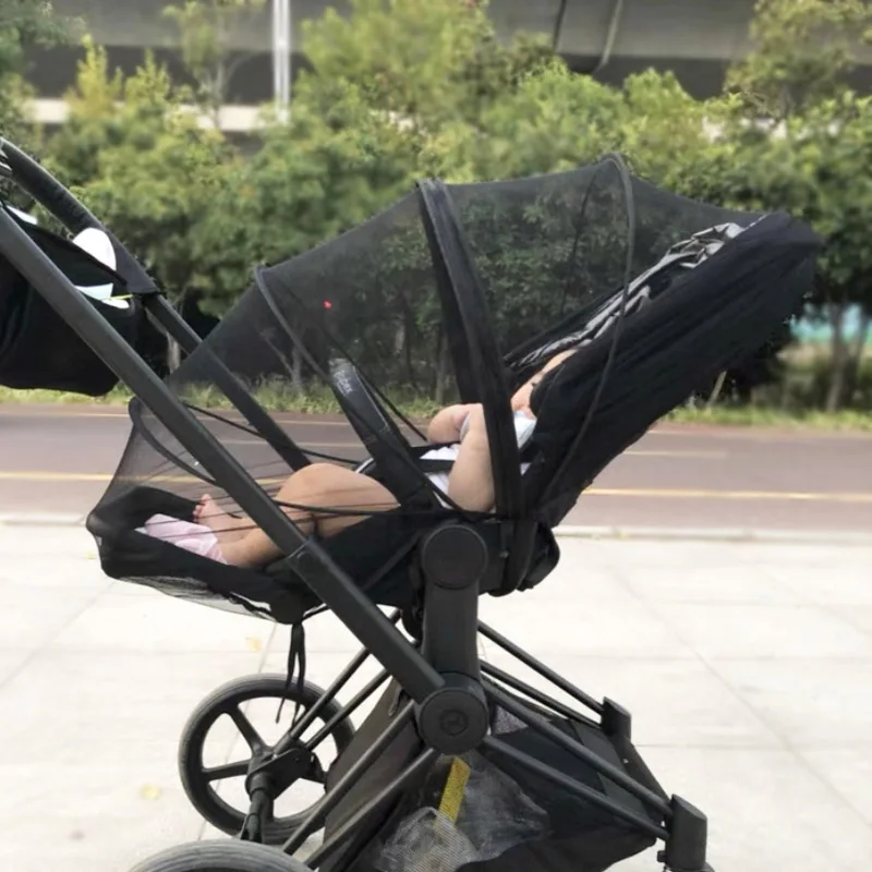 Buggy Mosquito Net For Cybex Mios Eezy Priam Balios Gazelle S Melio Coya Butterfly Insert Net Baby Stroller Crib Bed Accessories