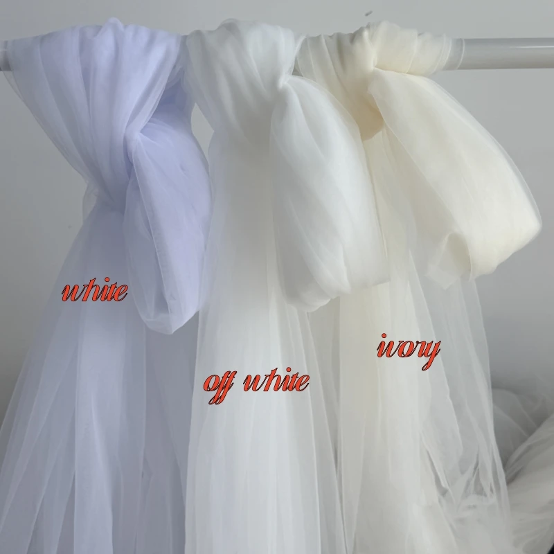 TOPQUEEN G36 Bridal Shawl Sexy Reverse Decoration Cloak Lace Embroidery For Reverse Wedding Dress Wedding Cape Veil Customizable