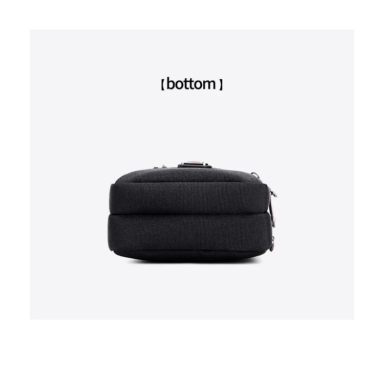 JANGEAR Gaterproof Oxford Cloth Mobile Phone Waist Bag Key Coin Wallet Men's Mobile Phone Bag Multi Function Retro Messenger Bag