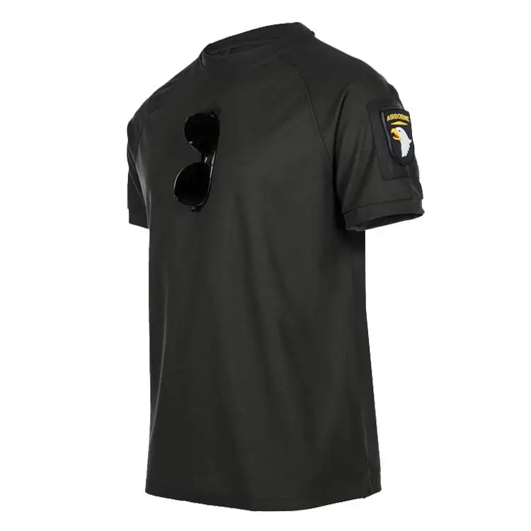 Summer Men T-shirts Tactical Casual Shirts Quick Dry Outdoor Hiking Sports Tops Tees O-Neck Short Sleeve Male Clothing S-4XL