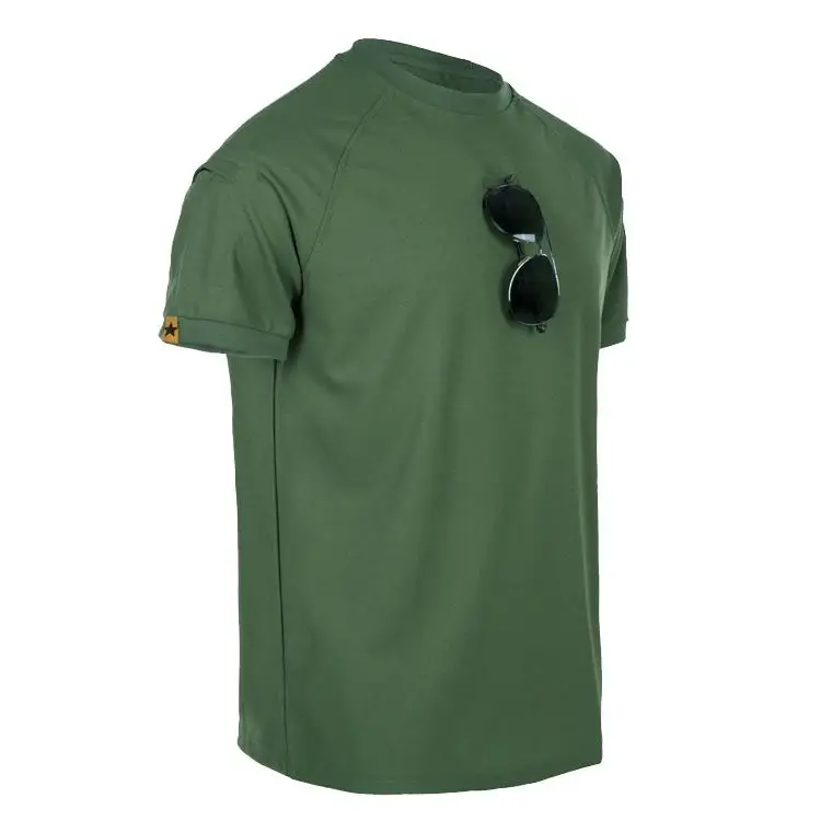 Summer Men T-shirts Tactical Casual Shirts Quick Dry Outdoor Hiking Sports Tops Tees O-Neck Short Sleeve Male Clothing S-4XL
