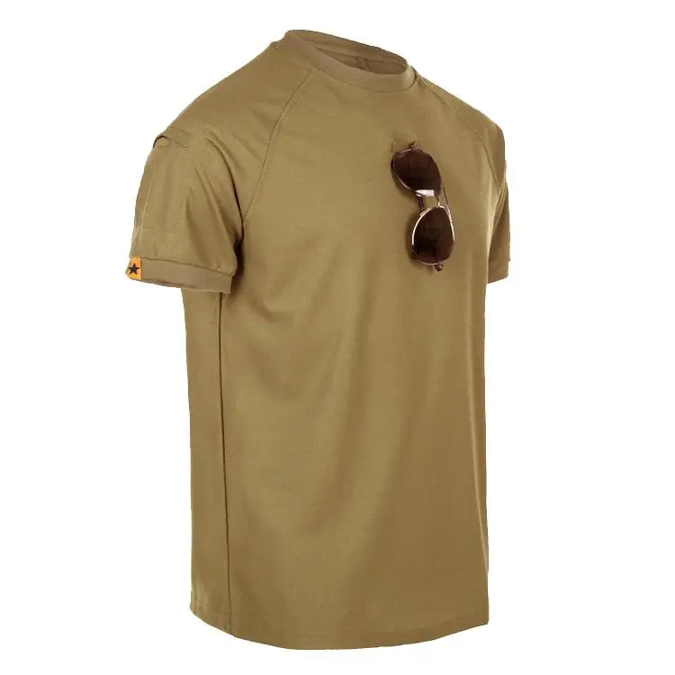 Summer Men T-shirts Tactical Casual Shirts Quick Dry Outdoor Hiking Sports Tops Tees O-Neck Short Sleeve Male Clothing S-4XL