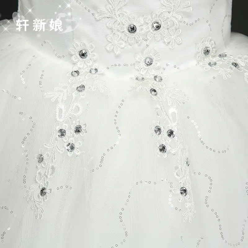XXN-28#Wedding Dress Embroidered Lace on Net Ball Gown Cheap Items With Factory Direct De Custom Plus size New In 2024 Set auger
