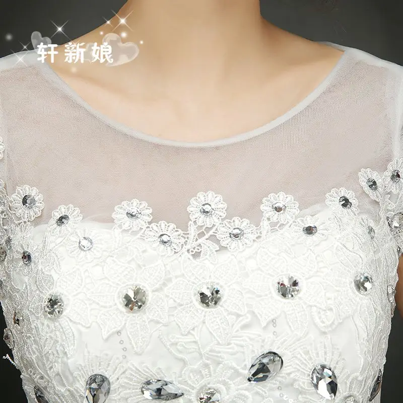 XXN-28#Wedding Dress Embroidered Lace on Net Ball Gown Cheap Items With Factory Direct De Custom Plus size New In 2024 Set auger