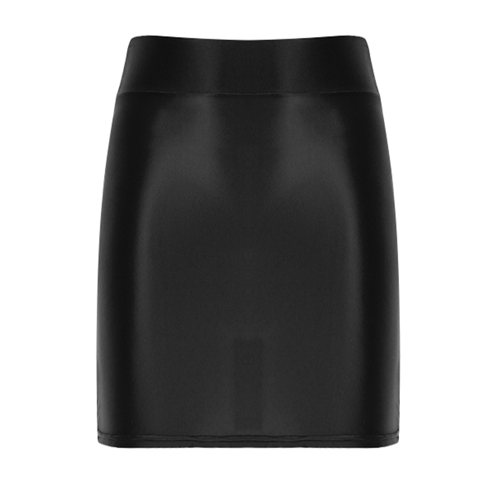 Womens Glossy Mini Skirts Solid Color Shiny Low Rise Elastic Waistband Pool Party Nightclub Ruffled Skirt Bikini Cover Ups