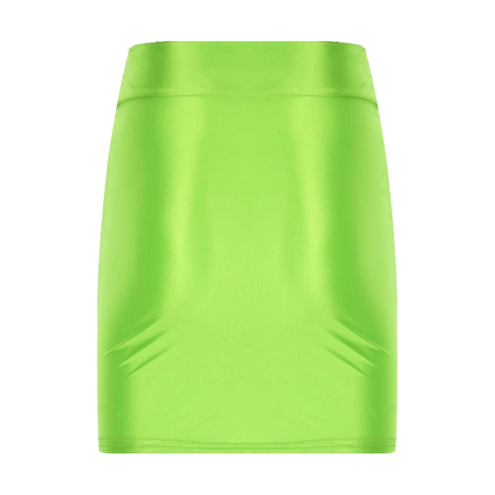 Womens Glossy Mini Skirts Solid Color Shiny Low Rise Elastic Waistband Pool Party Nightclub Ruffled Skirt Bikini Cover Ups