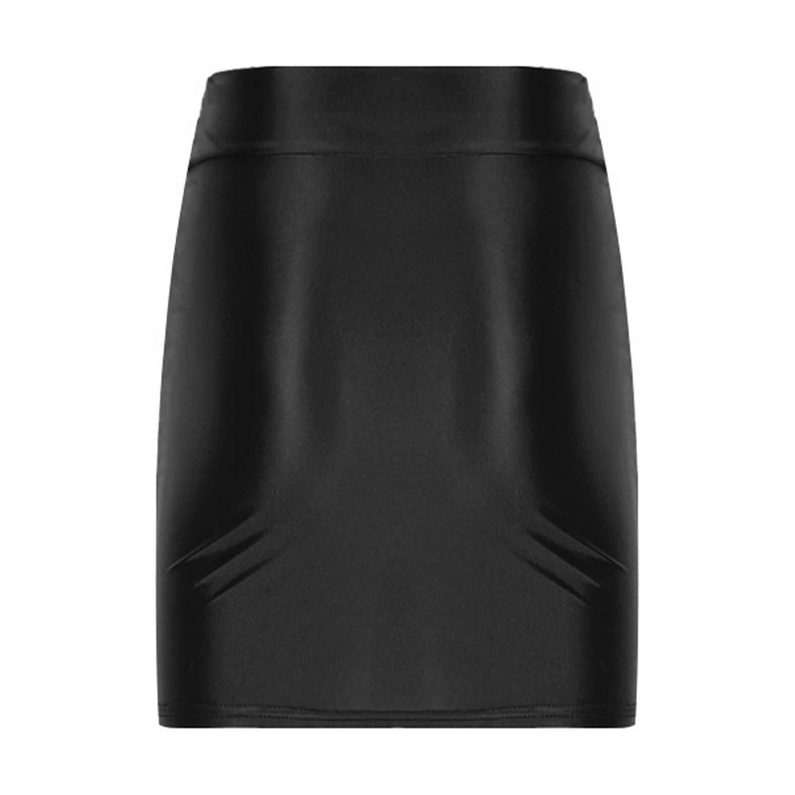 Womens Glossy Mini Skirts Solid Color Shiny Low Rise Elastic Waistband Pool Party Nightclub Ruffled Skirt Bikini Cover Ups