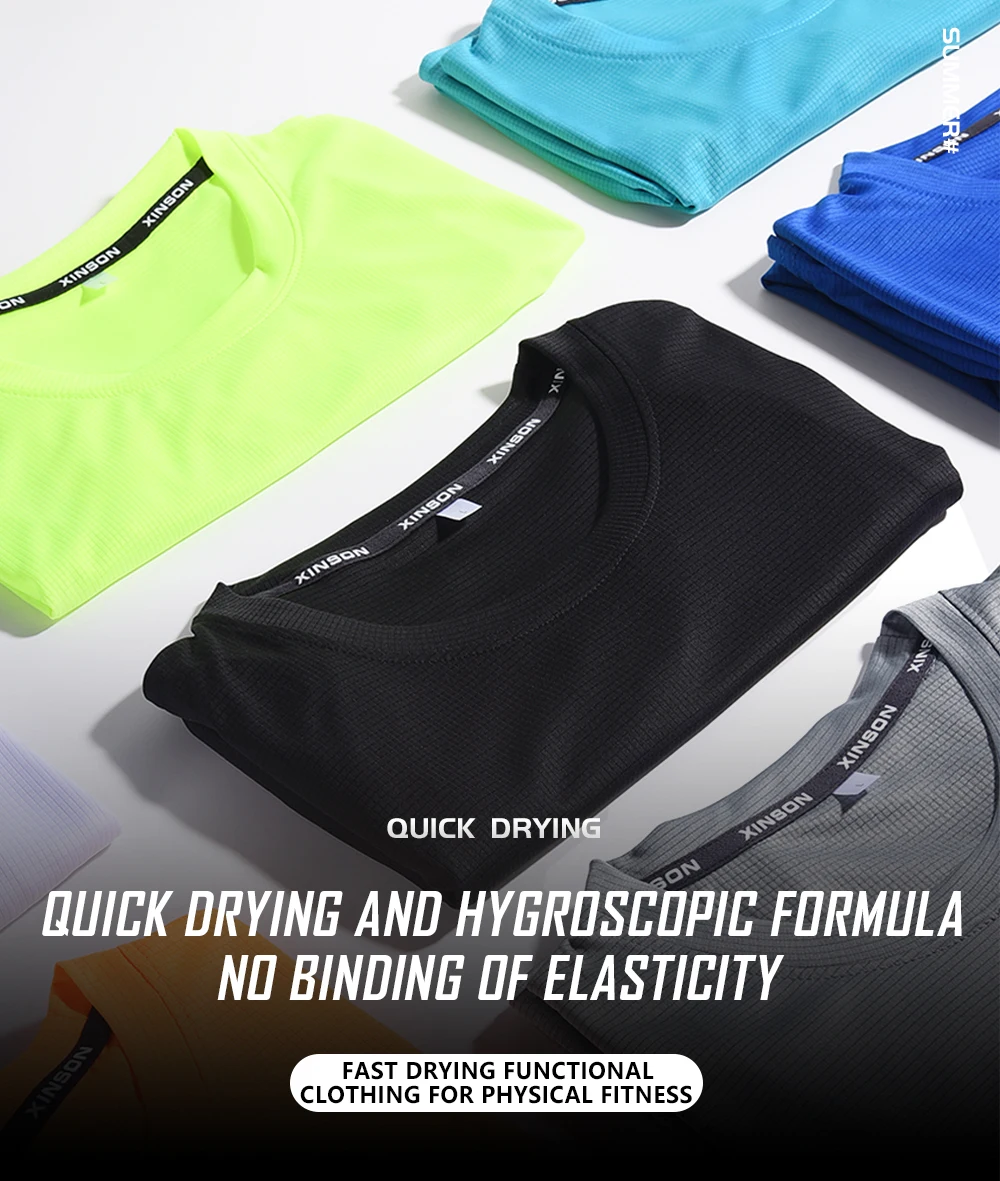 Quick Dry Clothes Men's Long Sleeve T-Shirt Breathable Sweat Absorption Fast Dry T Running Sports Top Outdoor Climbing Clothing