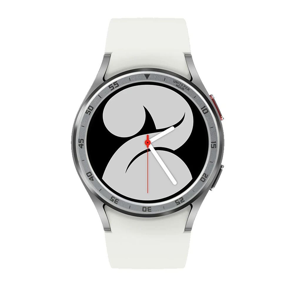 Bezel Ring For Samsung Galaxy Watch 7654 40/44mm Case Protection Metal Frame Protector Time/Speed Scale Cover Bumper Accessories