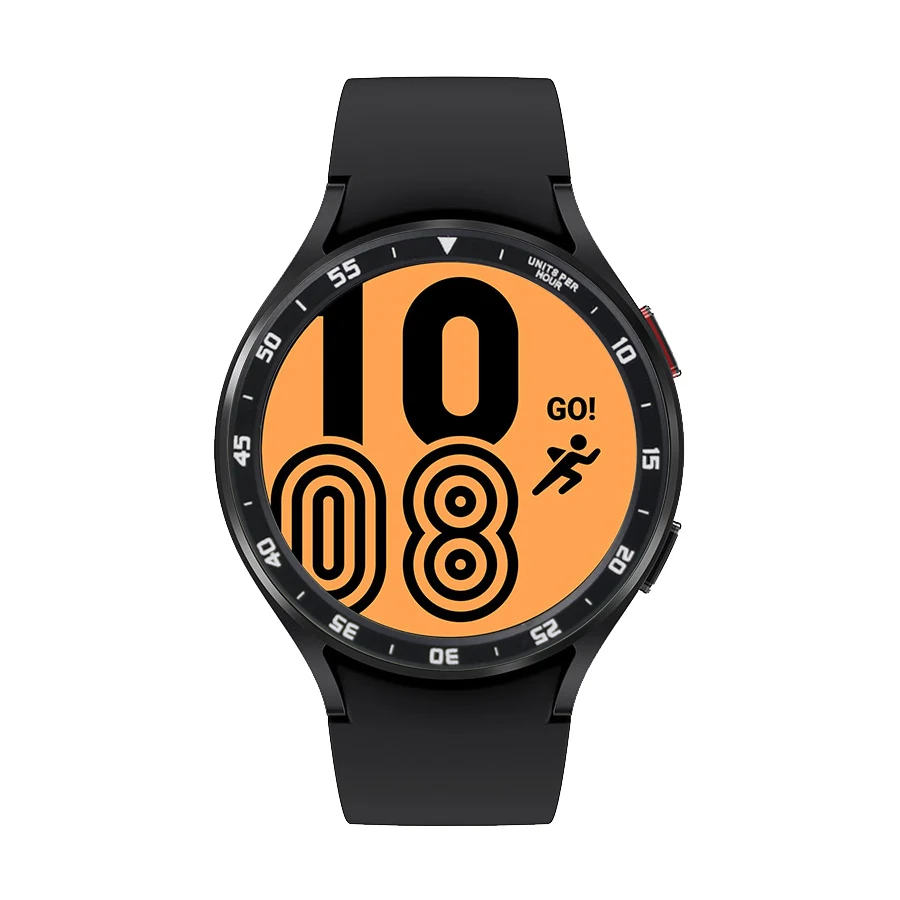 Bezel Ring For Samsung Galaxy Watch 7654 40/44mm Case Protection Metal Frame Protector Time/Speed Scale Cover Bumper Accessories