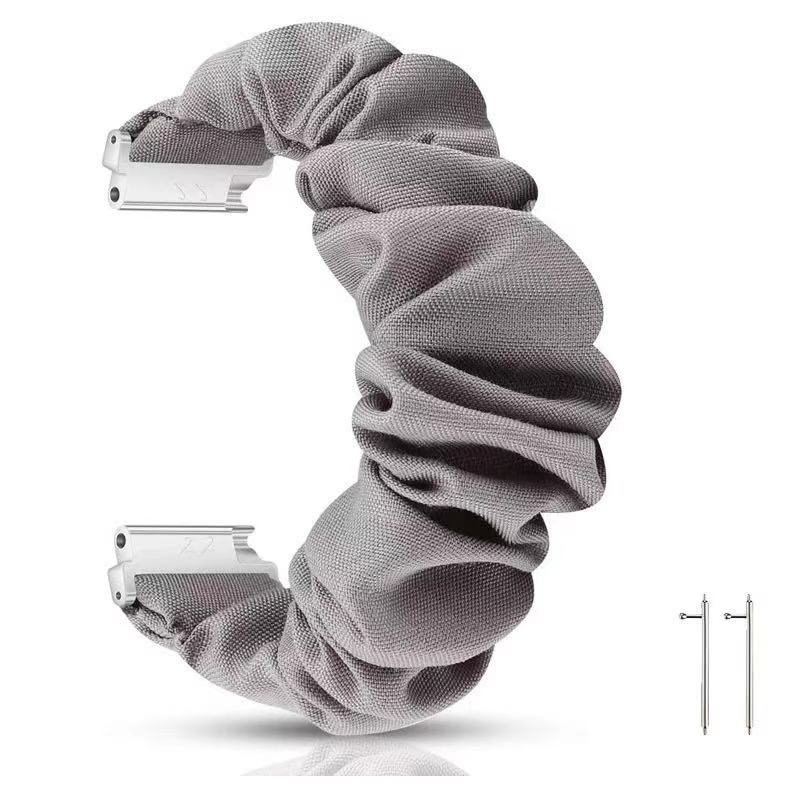 20mm 22mm Nylon Strap for Samsung Galaxy Watch 4/5/6/7 44 40mm Active 2 Scrunchies Elastic Bracelet for Huawei GT6/5/4 Pro 46mm