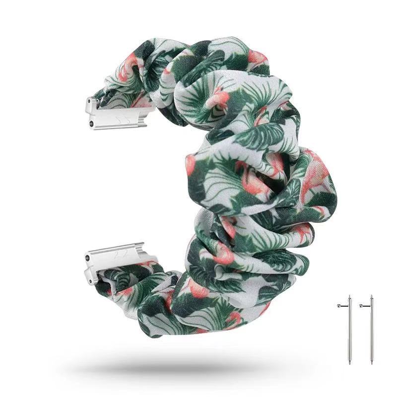 20mm 22mm Nylon Strap for Samsung Galaxy Watch 4/5/6/7 44 40mm Active 2 Scrunchies Elastic Bracelet for Huawei GT6/5/4 Pro 46mm