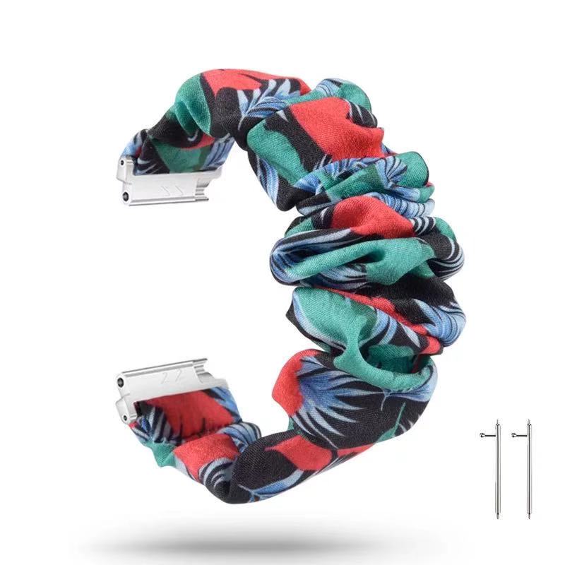 20mm 22mm Nylon Strap for Samsung Galaxy Watch 4/5/6/7 44 40mm Active 2 Scrunchies Elastic Bracelet for Huawei GT6/5/4 Pro 46mm