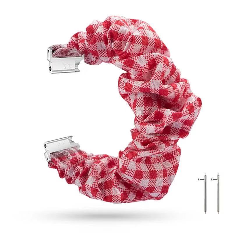 20mm 22mm Nylon Strap for Samsung Galaxy Watch 4/5/6/7 44 40mm Active 2 Scrunchies Elastic Bracelet for Huawei GT6/5/4 Pro 46mm