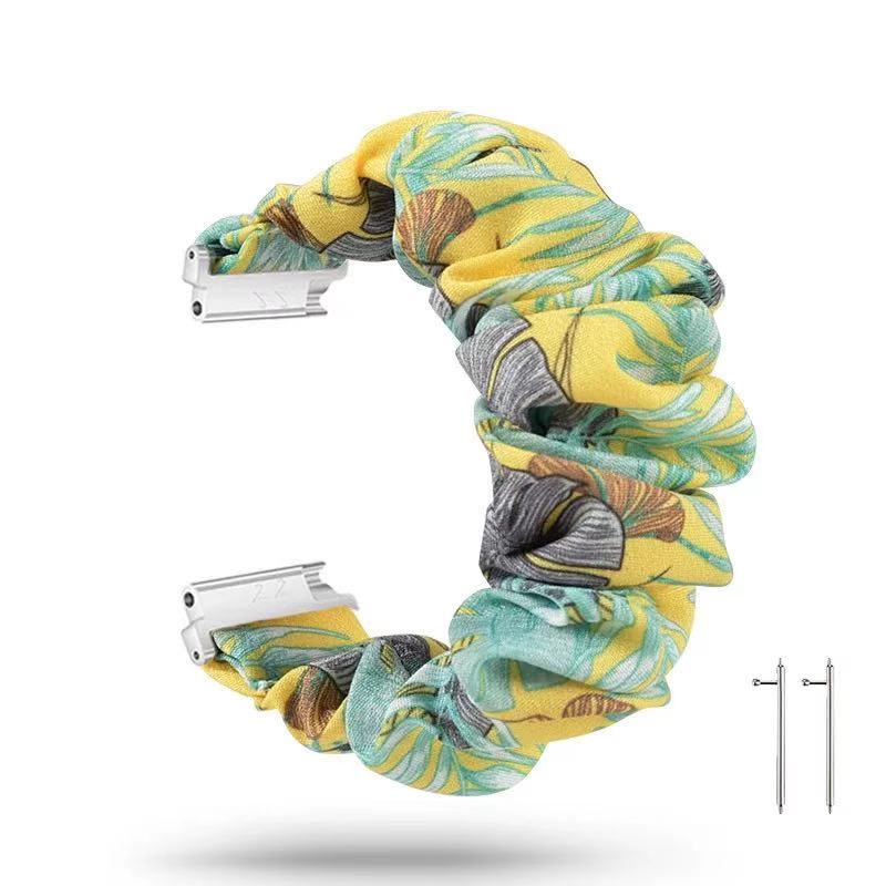 20mm 22mm Nylon Strap for Samsung Galaxy Watch 4/5/6/7 44 40mm Active 2 Scrunchies Elastic Bracelet for Huawei GT6/5/4 Pro 46mm
