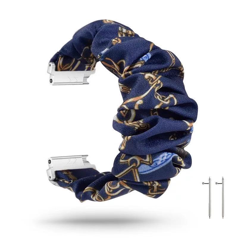 20mm 22mm Nylon Strap for Samsung Galaxy Watch 4/5/6/7 44 40mm Active 2 Scrunchies Elastic Bracelet for Huawei GT6/5/4 Pro 46mm