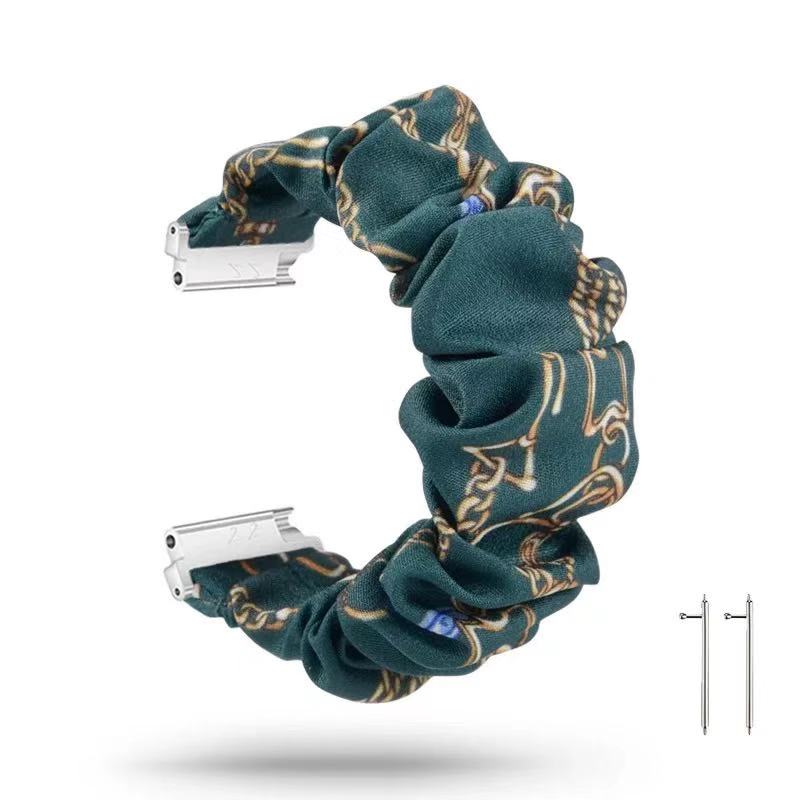 20mm 22mm Nylon Strap for Samsung Galaxy Watch 4/5/6/7 44 40mm Active 2 Scrunchies Elastic Bracelet for Huawei GT6/5/4 Pro 46mm