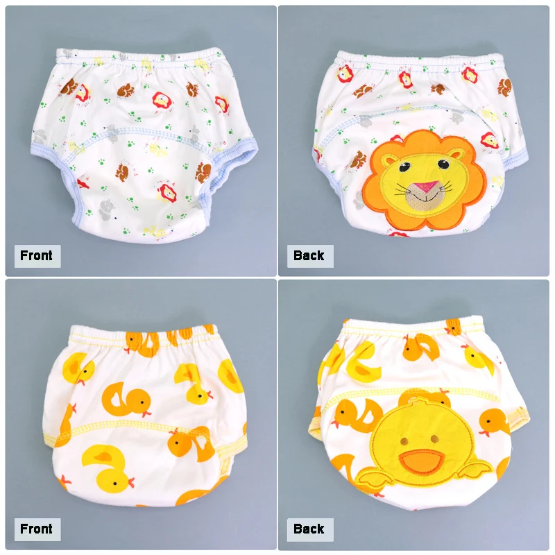 Mother Kids Baby Bare Cotton Cloth Diapers Unisex Reusable Infants Children Training Panties Washable Underwear Nappies Changing
