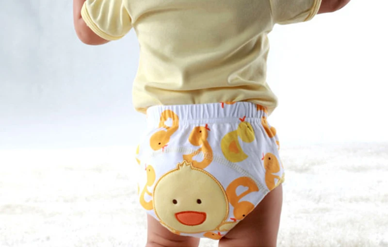 Mother Kids Baby Bare Cotton Cloth Diapers Unisex Reusable Infants Children Training Panties Washable Underwear Nappies Changing