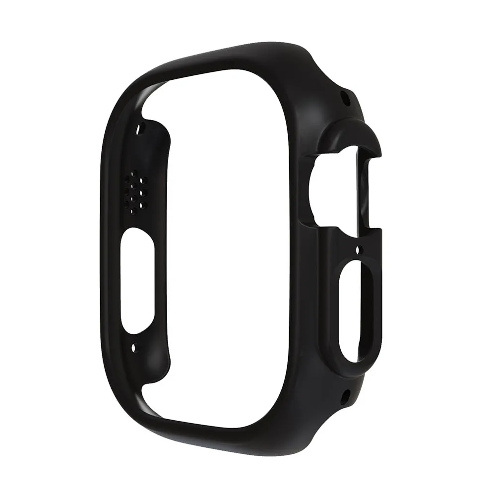 Watch Cover For Apple Watch Ultra 49mm Hard PC Protective Case Hollow Frame Bumper for iwatch Series Ultra 2 Accessories