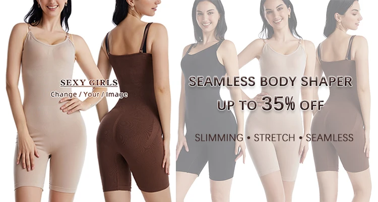 Flarixa Large Size One Piece Body Shapewear Waist Trainer Women's Corset Seamless Abdomen Pants Crotch Buckle Slimming Underwear