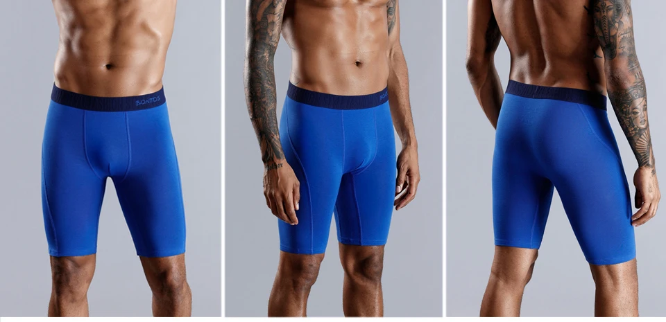 2023 New Style Cotton Boxer Long Leg Underwear For Man Shorts Big Size And Panties Homme Luxury Brand Boxerhomme Underpants