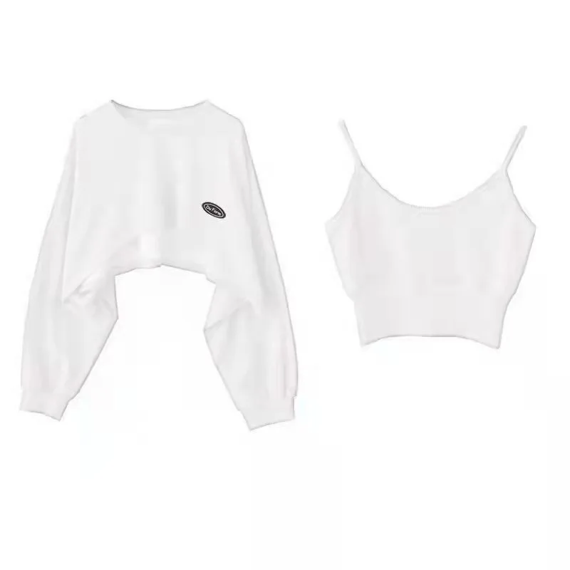 New Women Solid Color O-neck Long Sleeve Hoodie Sweatshirt Fashion Ladies Streetwear Slouch Pullover Jumper Tops