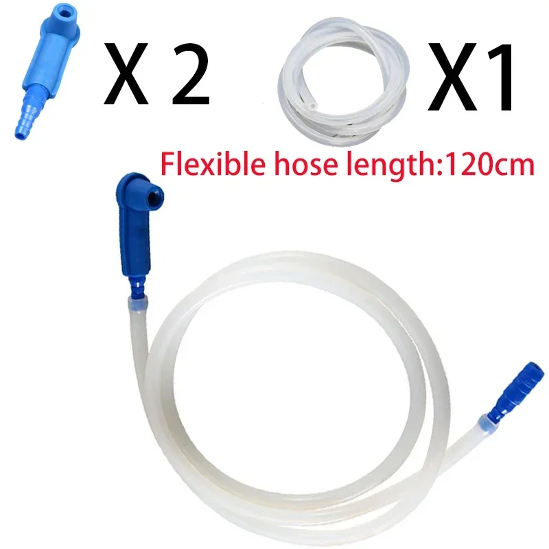 Car Brake Fluid Oil Exchange Pump with 50cm Oil Pumping Hose Empty Drained Oil Bleeder Auto Brake Oilling Connector Oil Filling