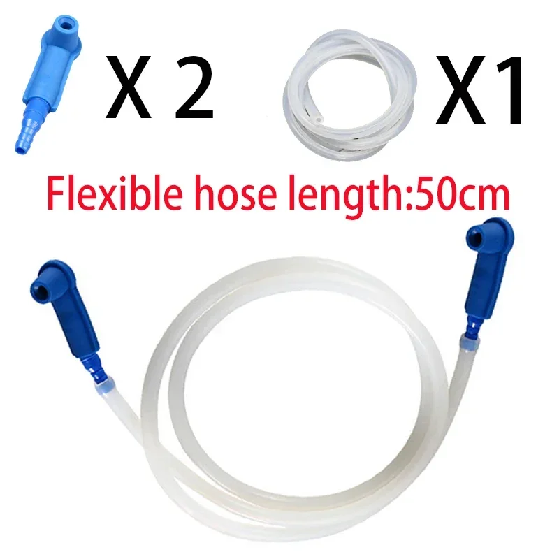 Car Brake Fluid Oil Exchange Pump with 50cm Oil Pumping Hose Empty Drained Oil Bleeder Auto Brake Oilling Connector Oil Filling