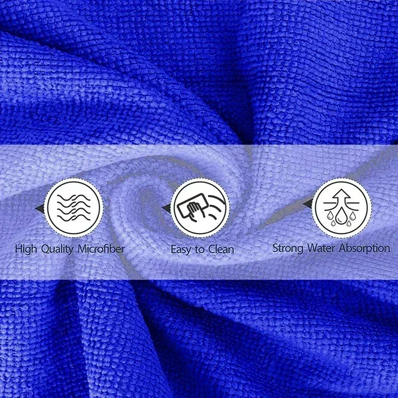 Microfiber Cleaning Cloths Lint Free Microfiber Cleaning Towel Cloths Reusable Cleaning Towels Super Absorbent for Car Window