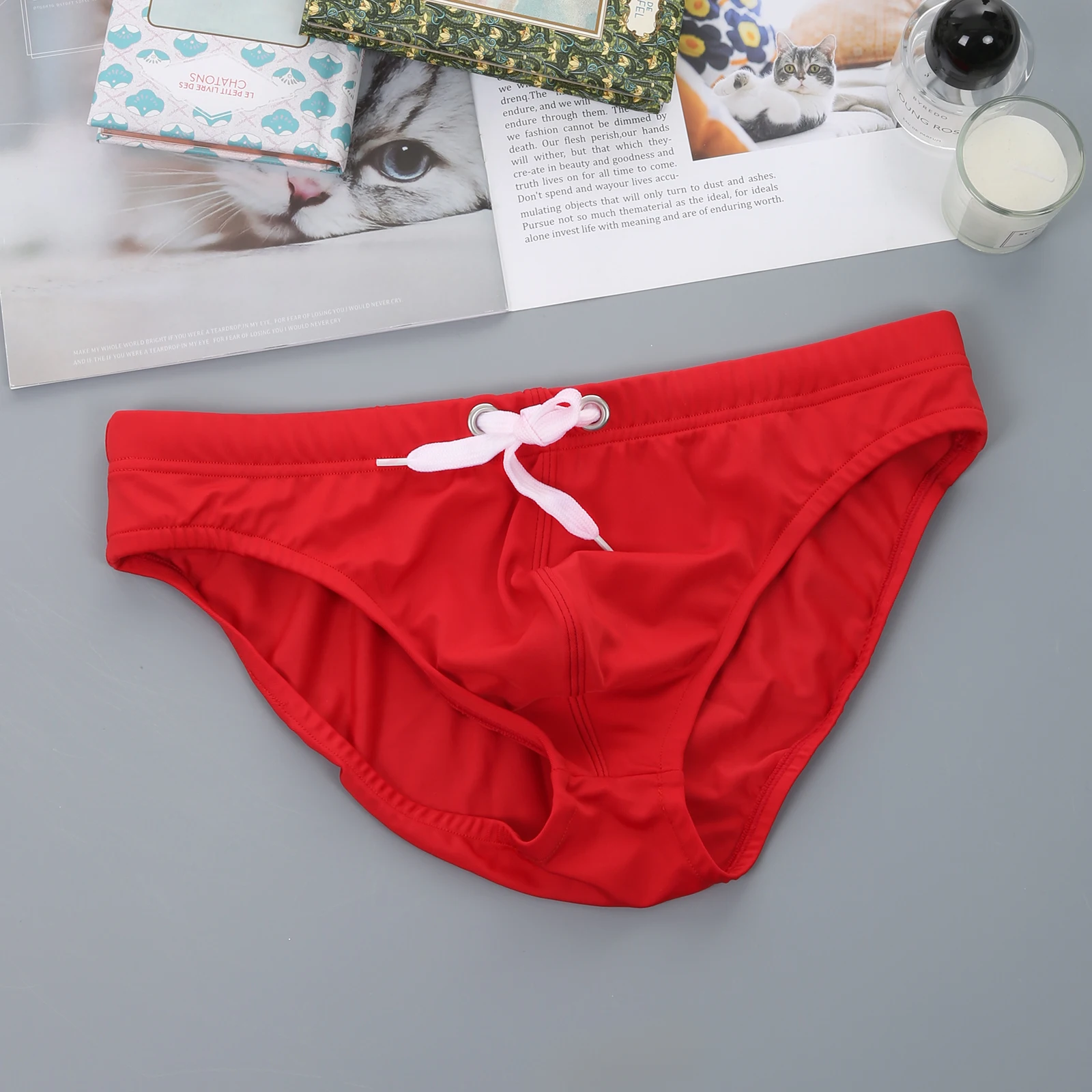 Men Sexy Briefs Swimming Trunks Swimwear Beach Wear Low Waist Underwear Beachwear Swimsuit Swim Shorts Quick Dry Underpants