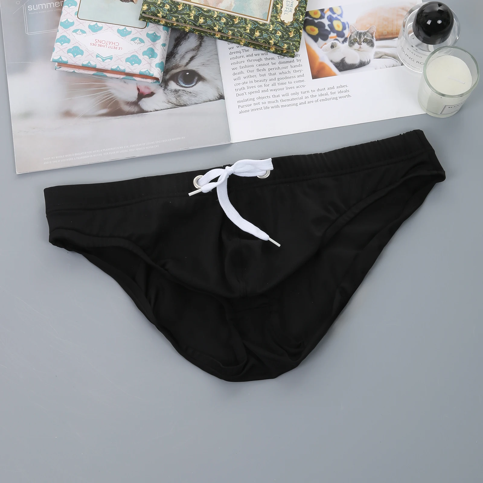 Men Sexy Briefs Swimming Trunks Swimwear Beach Wear Low Waist Underwear Beachwear Swimsuit Swim Shorts Quick Dry Underpants