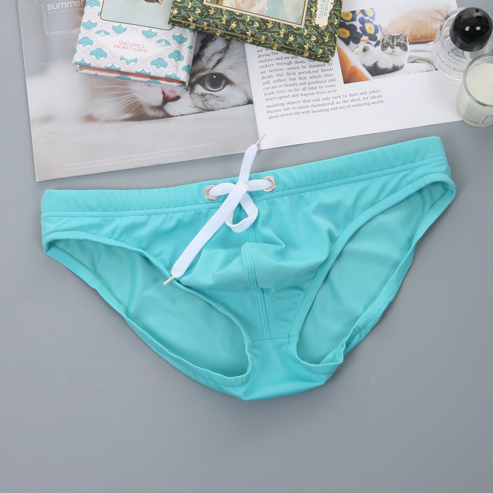 Men Sexy Briefs Swimming Trunks Swimwear Beach Wear Low Waist Underwear Beachwear Swimsuit Swim Shorts Quick Dry Underpants