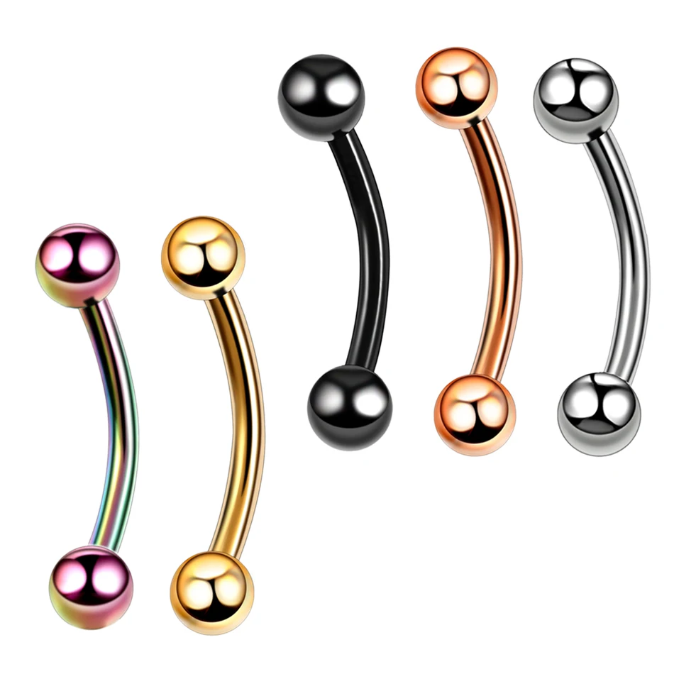 1PC Titanium Steel Black Seamless Hinged Nose Hoop Septum Clicker Piercings Lip Labret Ring Ear Cartilage Tragus Sexy Jewelry
