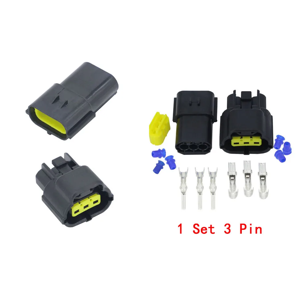 1.8mm 1/2/3/4/6/8/10/12/16Pin Connector Automotive Waterproof Electrical Wire Plug Oxygen Sensor Car Connector Male Female