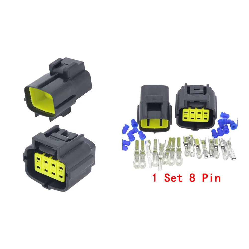 1.8mm 1/2/3/4/6/8/10/12/16Pin Connector Automotive Waterproof Electrical Wire Plug Oxygen Sensor Car Connector Male Female