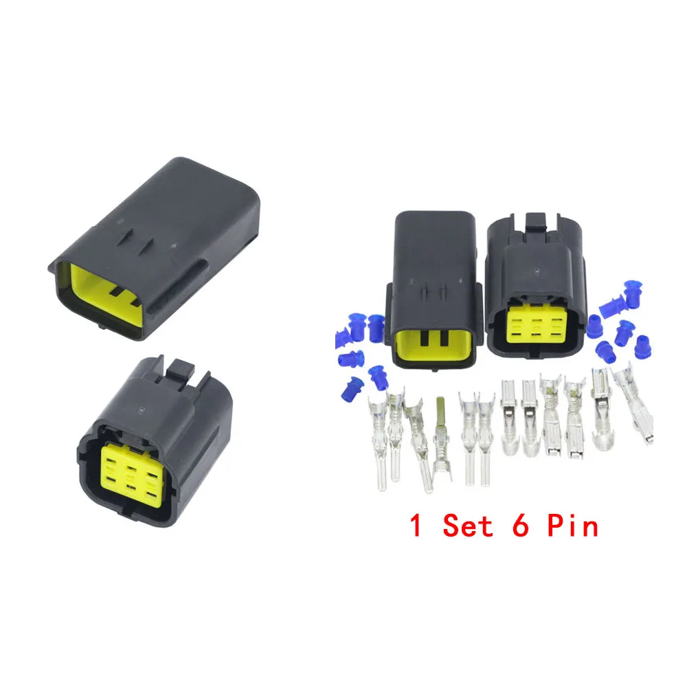 1.8mm 1/2/3/4/6/8/10/12/16Pin Connector Automotive Waterproof Electrical Wire Plug Oxygen Sensor Car Connector Male Female