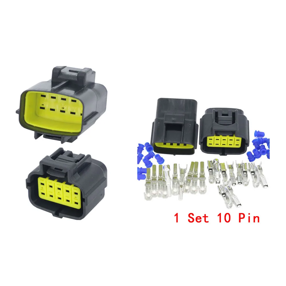 1.8mm 1/2/3/4/6/8/10/12/16Pin Connector Automotive Waterproof Electrical Wire Plug Oxygen Sensor Car Connector Male Female